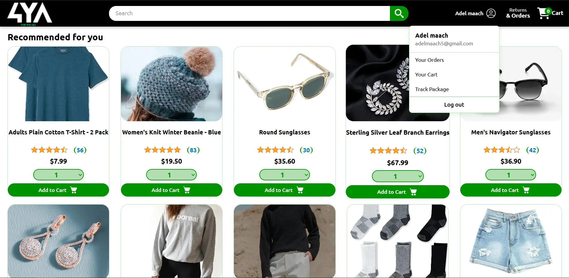 4YA Store screenshot