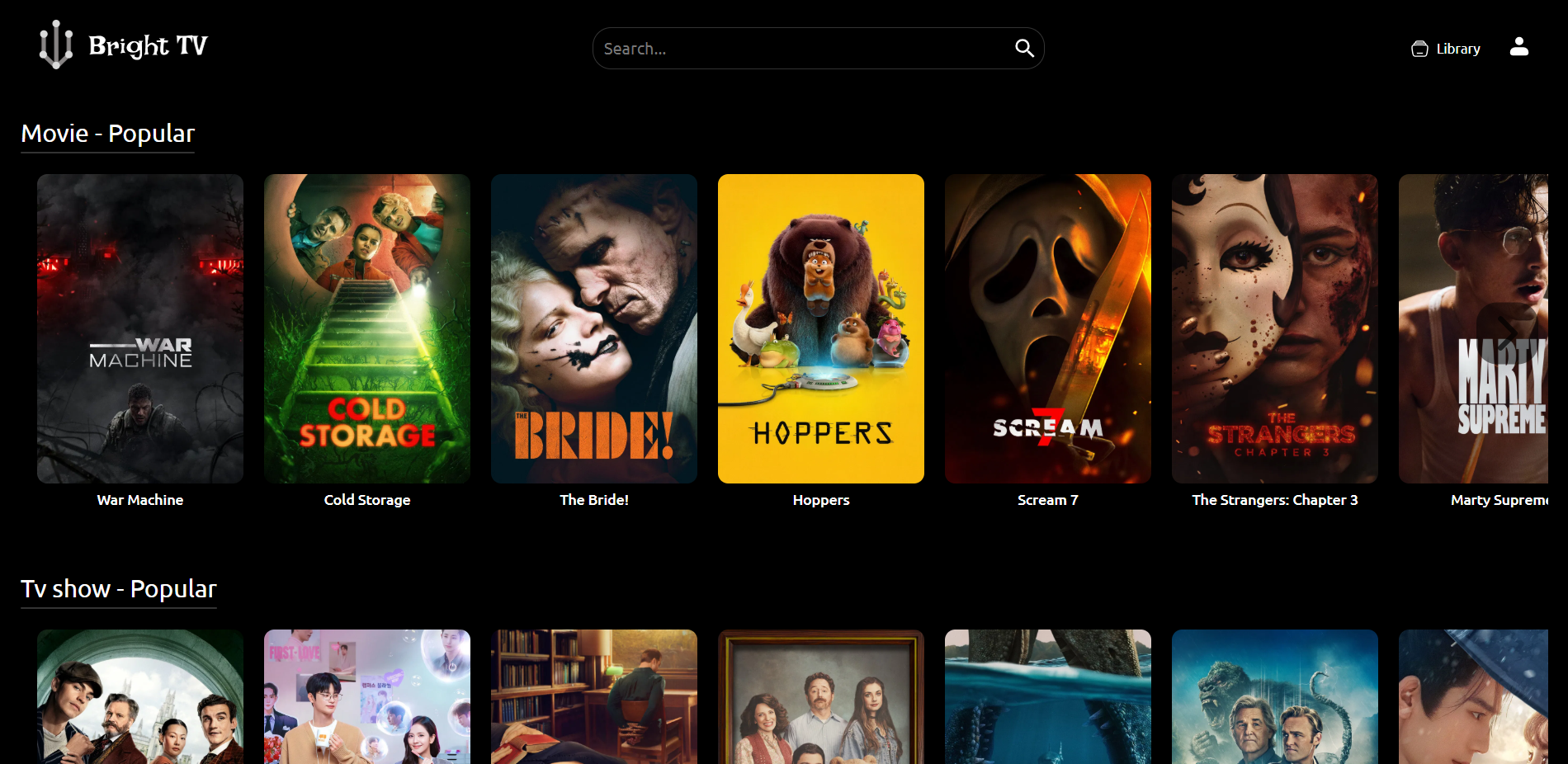 Bright TV screenshot