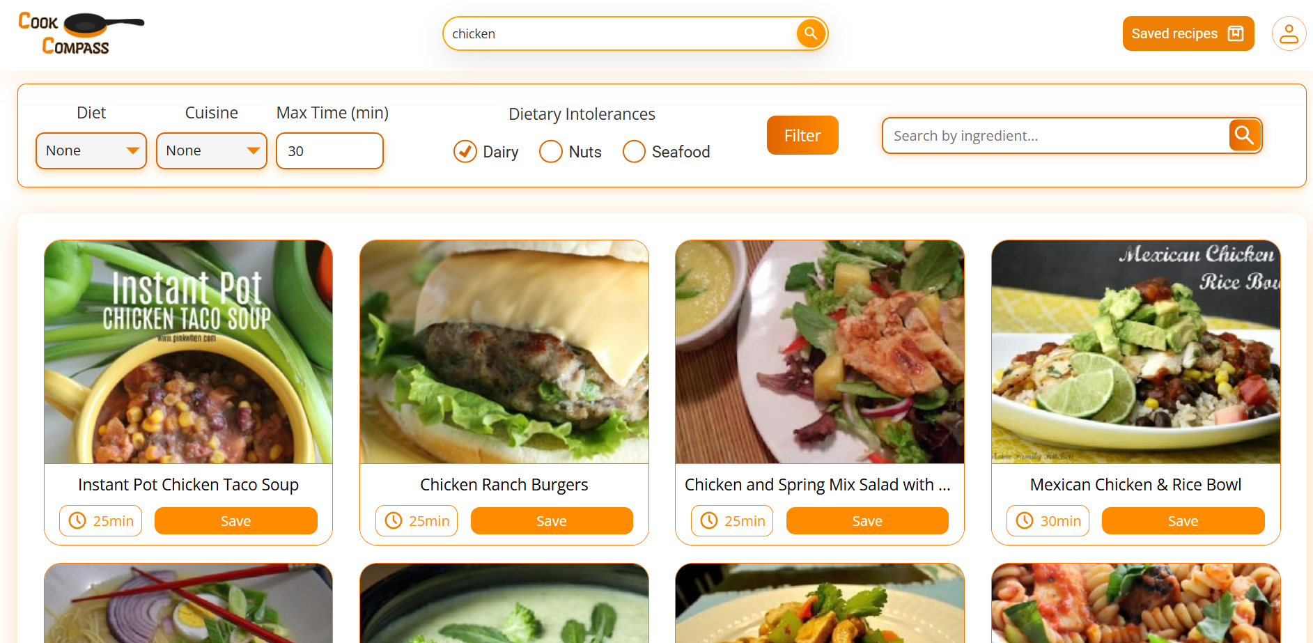 CookCompass screenshot