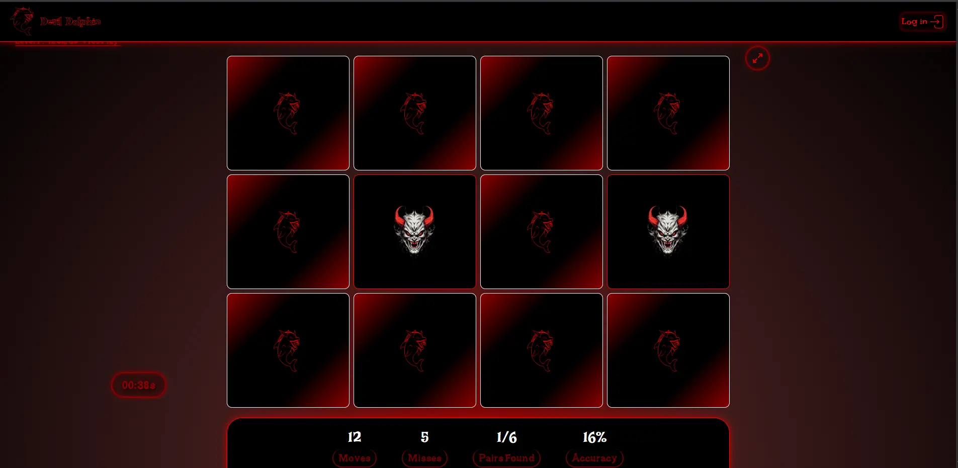 Devil Dolphin Memory screenshot